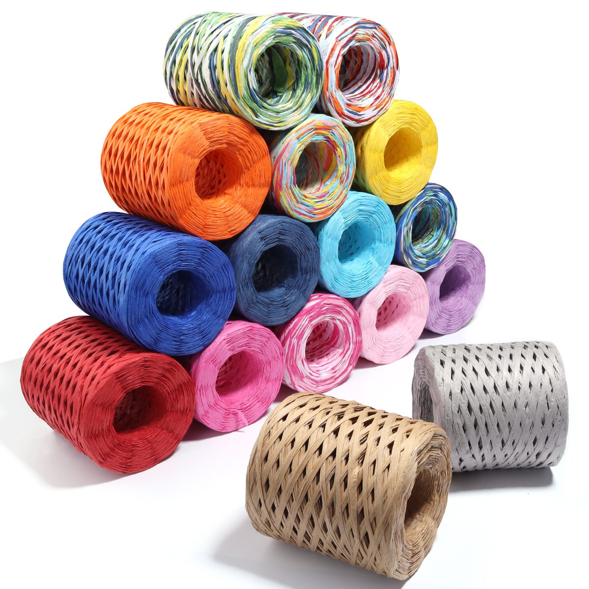 Rollo de Rafia de Colores de 4 - Paper Straw Color reseña y precio